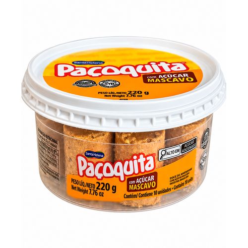 Pacoquita Rolha Santa Helena com Acucar Mascavo 220g-2-